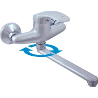 Смеситель для раковины без донного клапана Rav Slezak Mississippi MS001.5/23