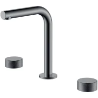 Смеситель для раковины Boheme Stick Spirale 152-SGM.4 графит глянец