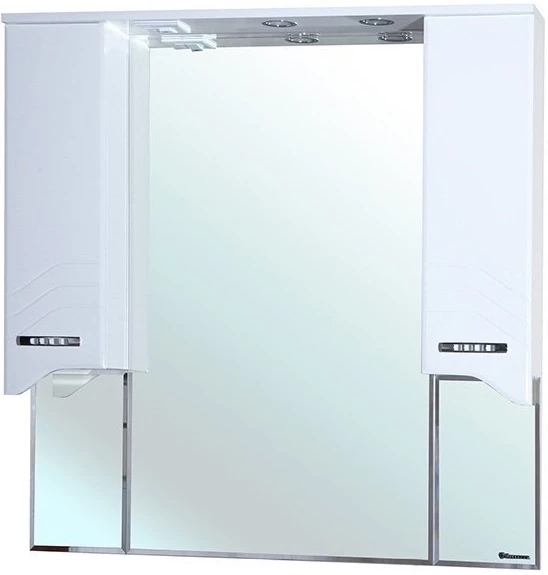 Зеркальный шкаф 100,5x100,1 см белый глянец Bellezza Дрея 4611318000017