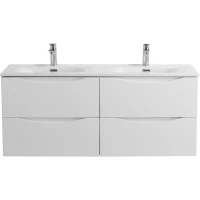 Тумба под раковину BelBagno Marino Bianco Lucido MARINO-CER-N-1200-4C-SO-BL-P 120,2 см, подвесная, белый глянец