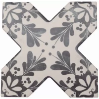 Керамогранит Becolors Cross Dec. Stencil Navy 13,25x13,25