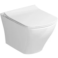 Унитаз подвесной Ravak Classic X01671 безободковый, белый