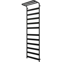 Полотенцесушитель электрический Grota Caldo 4650186713766 1800x527, ТЭН левый/правый, черный матовый