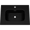 Раковина Brevita 9060MMB 61x46,5 см, накладная, черный матовый - 2