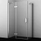 Душевой уголок 120x90 см прозрачное стекло WasserKRAFT ALLER 10H07L - 1