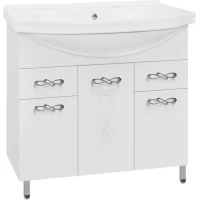 Тумба белый глянец 86,8 см Style Line Венеция ЛС-00000260