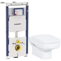 Комплект подвесной унитаз Creavit Sphinx SP320-11CB00E-0000 + KC1803.01.0000E + система инсталляции Geberit 111.362.00.5