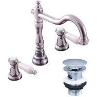 Смеситель для раковины с донным клапаном Rav Slezak Morava Retro MK532.5