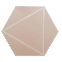 Керамогранит 127022 Fancy Lines Pink R10 20x23