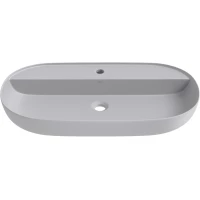 Раковина-чаша Wellsee Chic Riviera 326824000 80x40 см, накладная, серый матовый