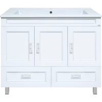 Тумба под раковину Misty Дива П-Див01105-0112Я 103,4 см, напольная, белый матовый