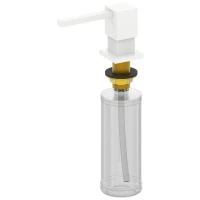 Дозатор для жидкого мыла Wonzon & Woghand WW-88SD01-MW встраиваемый, для кухни, белый матовый