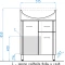 Тумба белый глянец 57,5 см Style Line Эко Стандарт ЛС-00000101 - 6