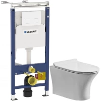 Комплект подвесной унитаз Orange C01-100W + система инсталляции Geberit 458.125.11.1