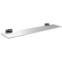 Полка стеклянная Wonzon & Woghand Graffity WW-9327-BGM 60 см, темный графит матовый