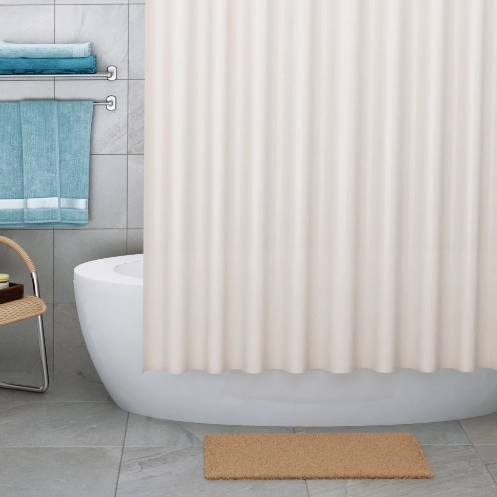 Штора для ванной комнаты WasserKRAFT Vils SC-10101 - фото 1