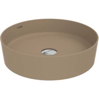 Раковина-чаша Creavit Loop LP145-00CM00E-0000 45x45 см, накладная, капучино матовый