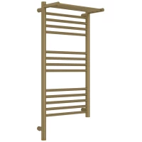 Полотенцесушитель электрический Сунержа Богема с полкой 3.1 32-6006-8040 800x400, МЭМ левый, золотой шелк