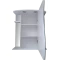 Зеркальный шкаф Misty Лиана Э-Лиа02065-01СвП 65x72 см R, с подсветкой, выключателем, белый глянец - 2
