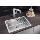 Изображение товара кухонная мойка blanco etagon 500-if infino зеркальная полированная сталь 521840