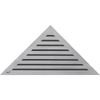 Декоративная решетка нержавеющая сталь AlcaPlast Life