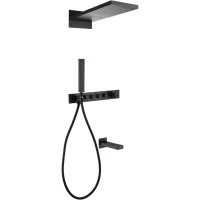 Душевой комплект 555x230 мм Abber Rund AF8753B