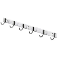 Планка с крючками Clever Urban2 99483 для ванны, хром