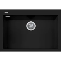 Кухонная мойка Rivelato Zeno ZN-7650 Nero profondo 76x50 см, черный