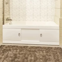 Экран под ванну 167x53 см белый Санта Стандарт 612002