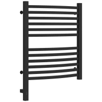 Полотенцесушитель электрический 600x500 темный титан муар МЭМ левый Сунержа Аркус 3.0 15-5704-6050