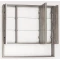 Зеркальный шкаф 80x80 см бетон Style Line Экзотик ЛС-00000399 - 3