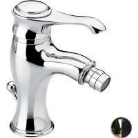 Смеситель для биде Emmevi Tiffany 6004/NO с донным клапаном, золотой/черный