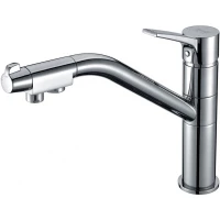 Смеситель для кухни Zorg ZR 401 KF с подключением к фильтру, хром