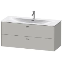 Тумба бетонно-серый матовый 122 см Duravit Brioso BR431400707