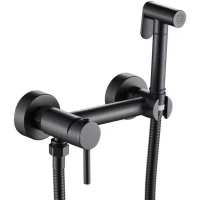 Гигиенический душ Esko SMH02 BLACK со смесителем, черный матовый