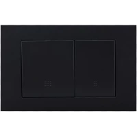 Кнопка смыва Olive’S Porto PR412B для инсталляции, черный матовый