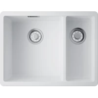 Кухонная мойка Omoikiri Artgranit Kata 55-2-U-WH 4997526 55x42 см, белый