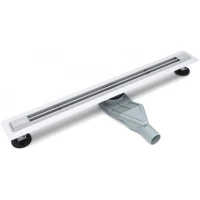 Душевой трап (лоток) Esbano S-LINE-70MC ESTRSLMLINE70MC 70 см, с решеткой, щелевой, матовый хром