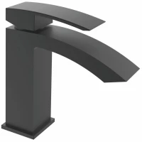 Смеситель для раковины Rose R1501H черный матовый