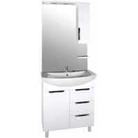 Комплект мебели белый 71,5 см ASB-Mebel Мессина