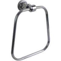 Полотенцедержатель кольцо Boheme Murano 10905-W-CR хром/белый