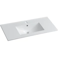 Раковина Vincea VBS-13990S1 91x39,5 см, накладная, белый