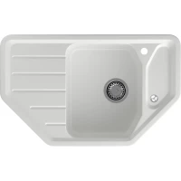 Кухонная мойка GranFest Corner 800E 79x49 см, иней