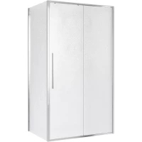 Душевой уголок Niagara NG-65-10CH-CH80-34 100x80 см, профиль хром, стекло шиншилла