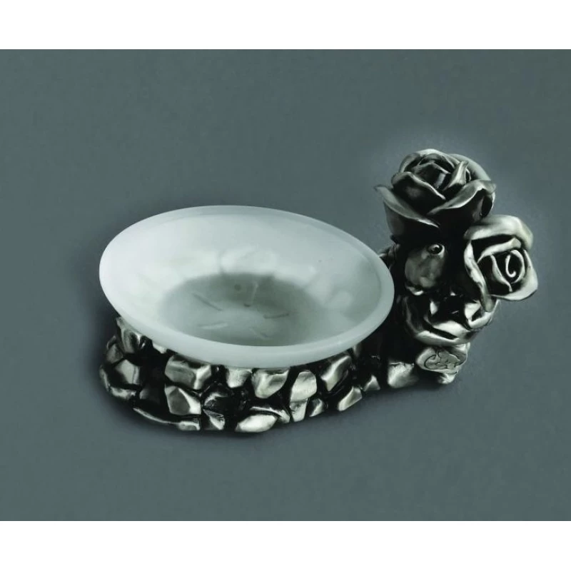 Мыльница серебро Art&Max Rose AM-0091C-T Мыльница серебро Art&Max Rose AM-0091C-T