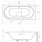 Акриловая ванна 150х74,5 см R Besco Avita WAV-150-NP - 3