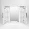 Зеркальный шкаф 80x70 см белый Viant Лима VLIM80-ZSH - 5