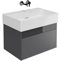 Тумба серый глянец/серый матовый 67 см Kerama Marazzi Logica LOG.70.2\ST