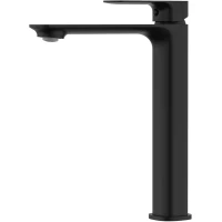 Смеситель для раковины AQUAme Monza AQM6314MB без донного клапана, черный матовый