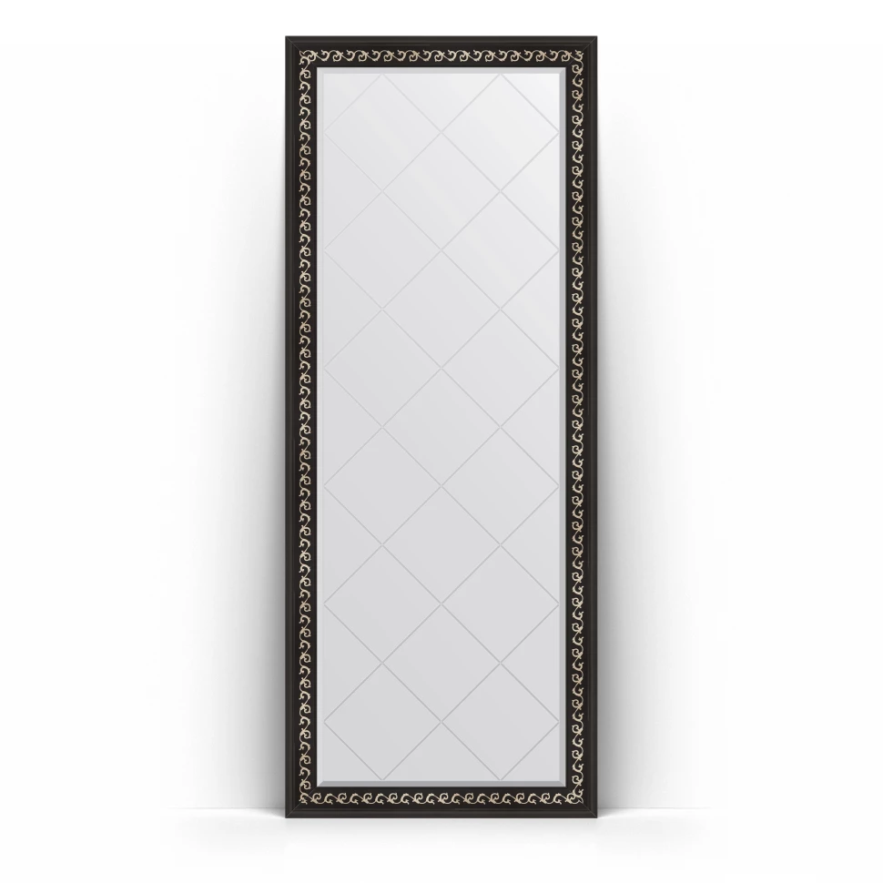 Зеркало напольное 80х199 см черный ардеко Evoform Exclusive-G Floor BY 6308 - фото 1